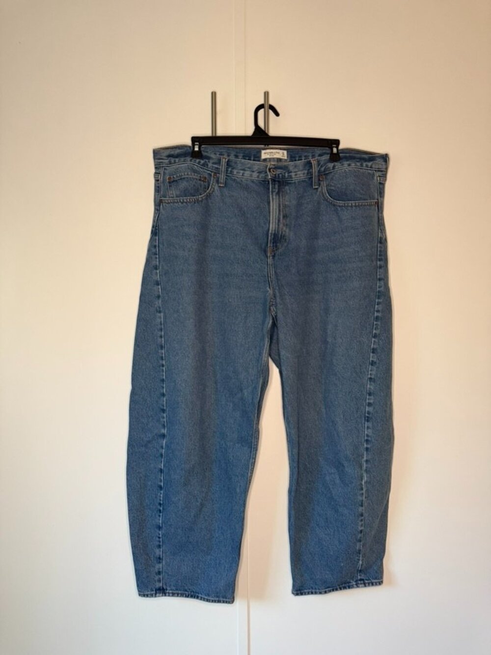 Abercrombie & Fitch Jean - Curve Love - The Barrel Jean Mid Rise